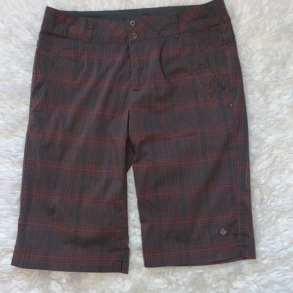Columbia Long Shorts Printed Nylon, Size 8w 13L - Picture 2 of 13